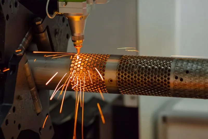Corte a laser em tubo